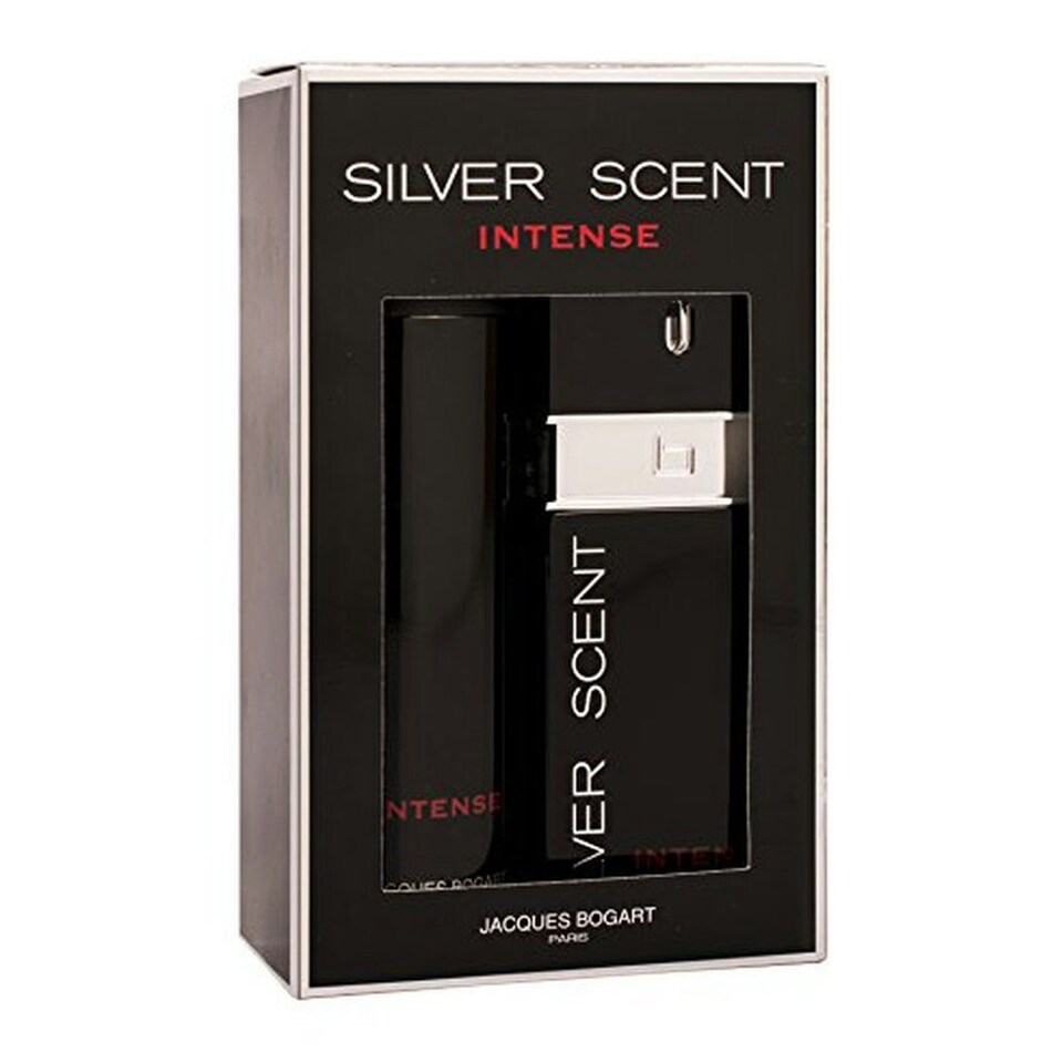image 1 of Jacques Bogart Silver Scent Intense Gift Set 100ml EDT + 200ml Body Spray