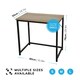 image 3 of Desk Computer PC Laptop Home Office Work desk, Study Writing Light Brown Rustic Style 80cm Brown