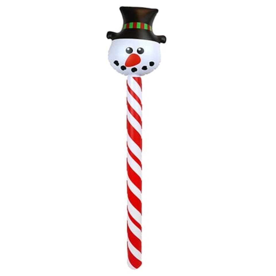 Snowman Christmas Inflatable Stick 118cm