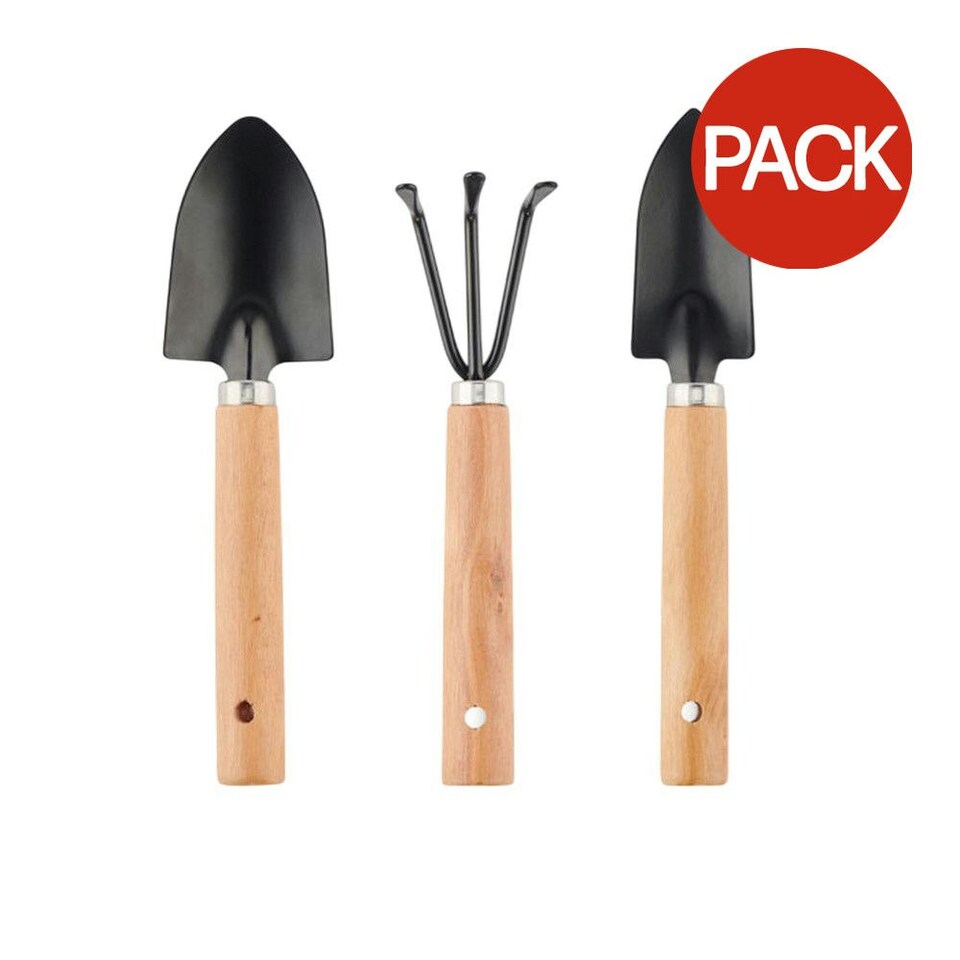 image 1 of MidOcean Grass Garden Tools (Pack of 3) - Black - One Size