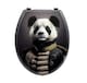 image 1 of Panda MDF Toilet Seat