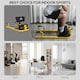 image 4 of HOMCOM 3 IN 1 Squat Machine Sit Up Push Up Gym Work Out Leg Exercise Adjustable