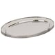 image 1 of Argon Tableware 3x Oval Serving Platters - 60 x 41cm - Stainless Steel Dinner Tray Oval Plate Small Appetizer Serving Dishes | Silver | Silver | 60 x 41 x 3 CM | 3