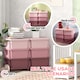 image 4 of HOMCOM Kids Storage Units with Drawers Chest Dresser Tower | Pink | 75 x 37 x 56.5cm