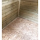 image 5 of 7 x 6 REVERSE Windowless Pressure Treated Tongue And Groove Single Door Apex Shed + High Eaves (7' x 6') / (7ft x 6ft) (7x6)