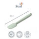 image 2 of Zeal Small Silicone Baking Spatula with Flexible Tip, Sage Green