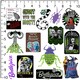 image 2 of Beetlejuice Deluxe Stickers (Pack of 50) - Multicoloured - One Size (UTTV19540)