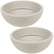 image 1 of 40cm Large Round Decorative Planter | Cream | 2
