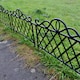 image 4 of Lattice Black Plastic Garden Lawn Edging (45cm x 35cm) - 5 Panels