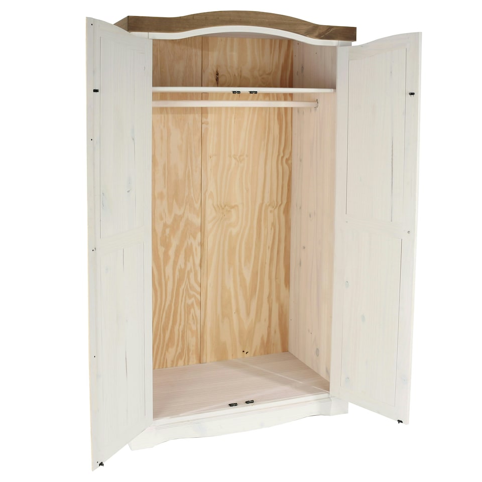 image 1 of Corona White, 2 Door Wardrobe White