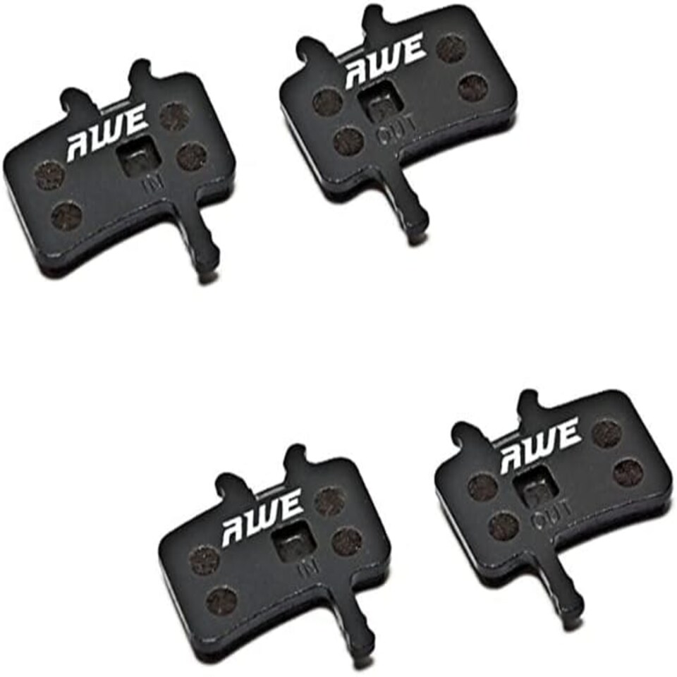 image 1 of AWE Set x 2 Semi Metallic Disc Brake Pads Compatible with Avid Juicy