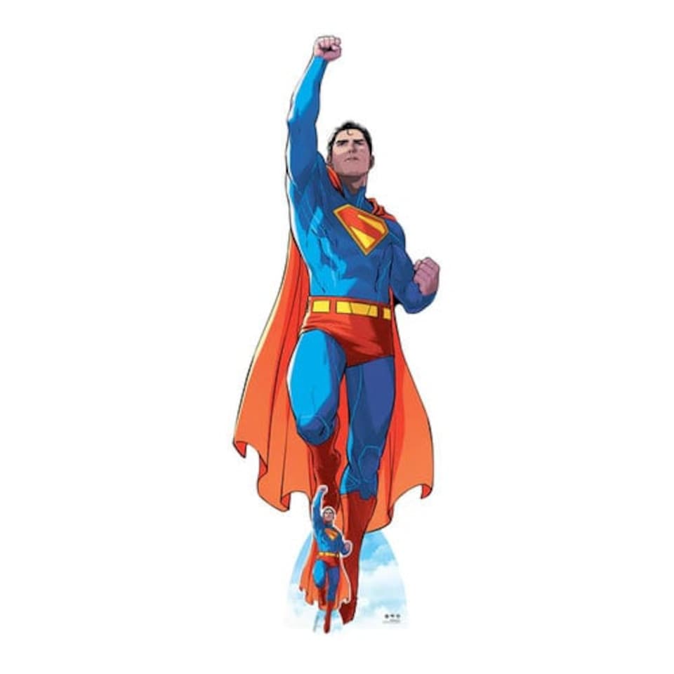 image 1 of Superman DC Comics Takes Flight Comic Style Lifesize Cardboard Cutout 228cm