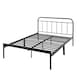 image 6 of Aldbury Modern Traditional Style Black Metal Bed Frame (Small Double) | Black | Black | Small Double