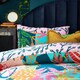 image 4 of furn. Coralina Tropical Palm Single Duvet Cover Set