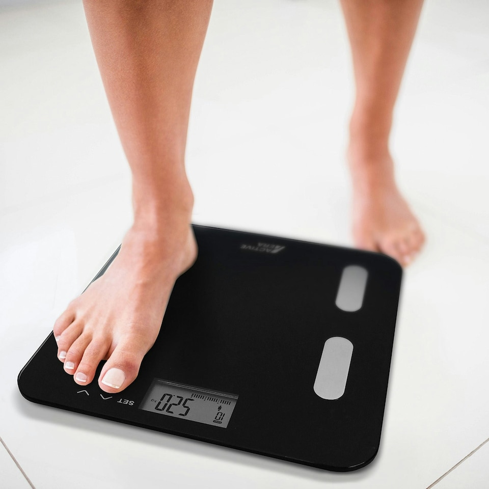 image 1 of Digital Bathroom Scales - Black