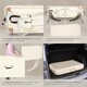 image 5 of Massage Table Set Massage Bench Massage Table Massage Bed Cosmetic Lounger Bag Bolsters Head And Armrests | Cream | beige | 1