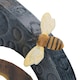 image 4 of Fairy Door Figurine Statue Sculpture House Decor Metal Ornament Home Yard