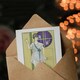 image 3 of George Barbier Art Card Vintage Parisian Fashion Evening Gown