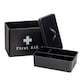 image 6 of Harbour Housewares Vintage Metal First Aid Box - 29cm - Black | Black | Black | 1