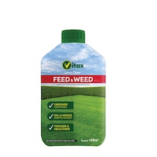 Vitax Feed & Weed 500ml Lawn Fertiliser & Weed Control for Strong Healthy Lush Green Lawn with Dense Growth Covers 100 Square Metres