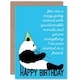 image 1 of Party Animal Panda Fun Joke Funny Birthday Card