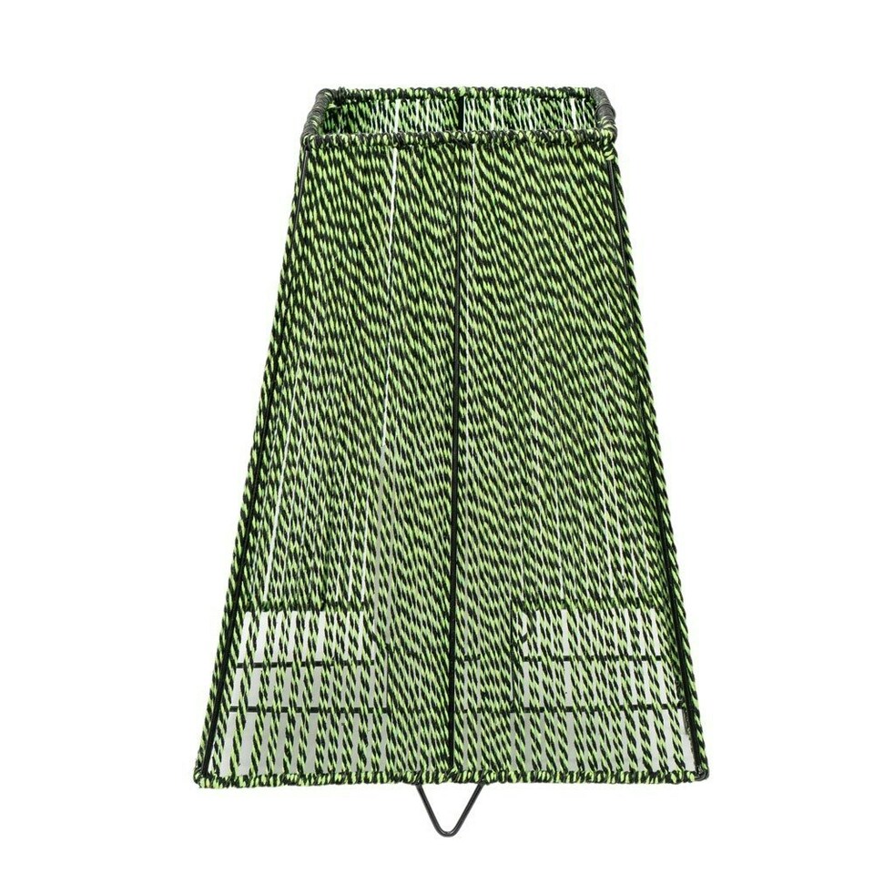 image 1 of ValueLights Battery Operated Outdoor Green Rope Candle Lantern Garden Light