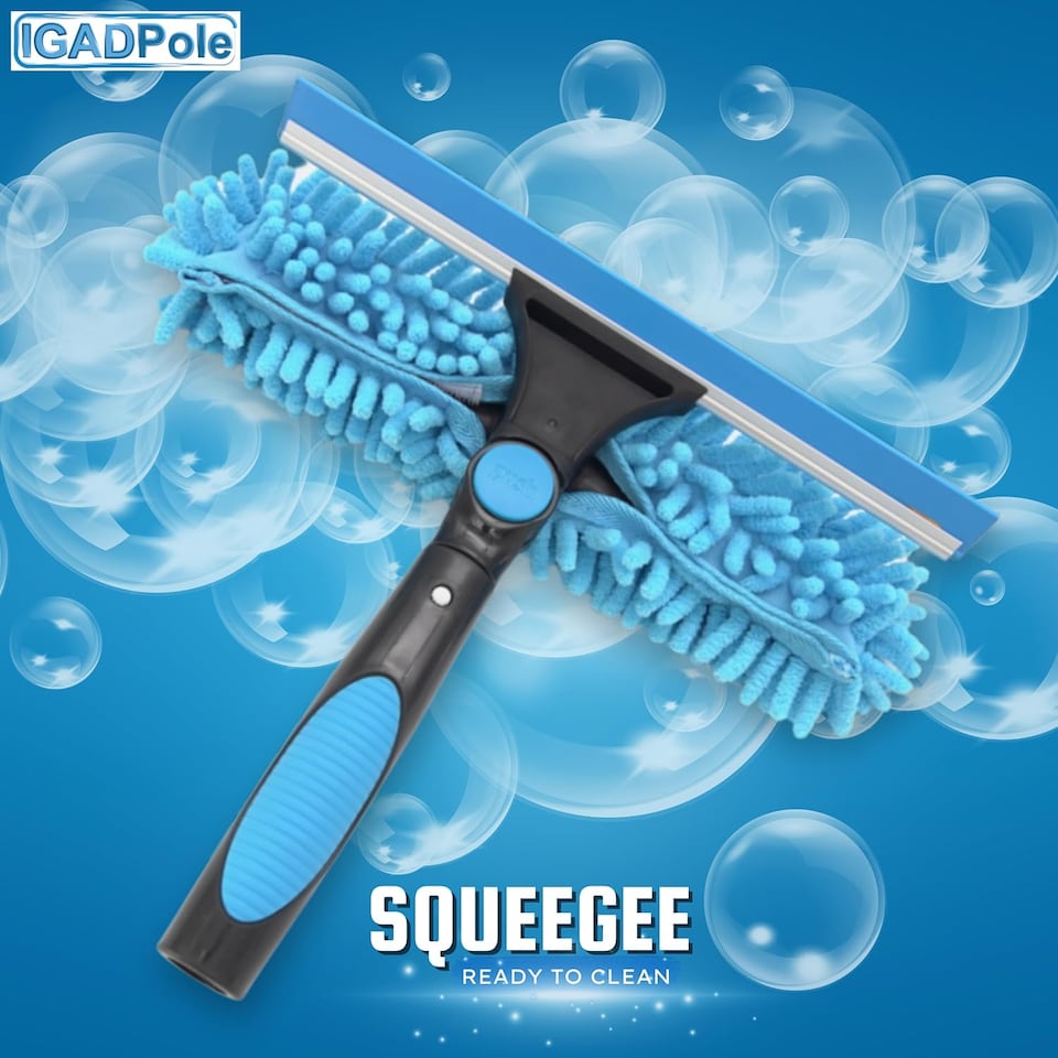 image 1 of IGAD Pole Single Pivot 10 inch (25cm) Squeegee