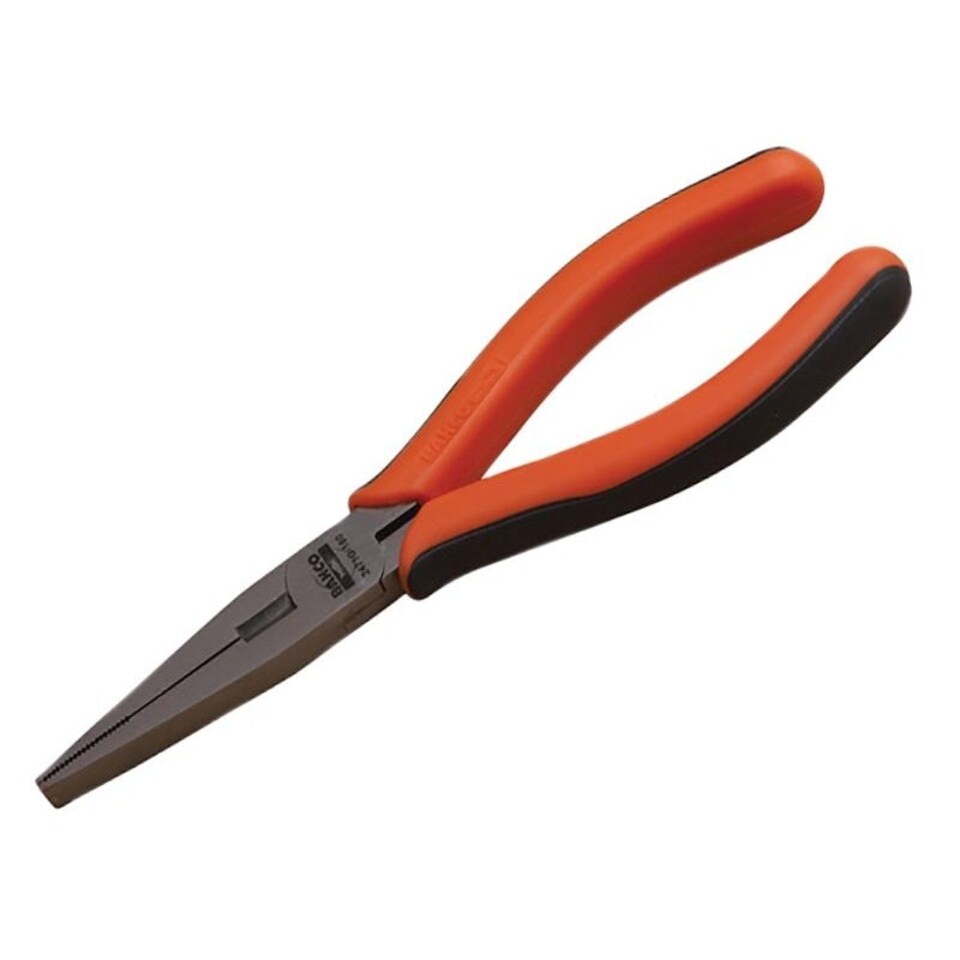 Bahco 2471g Flat Nose Pliers 160mm (6.1/4in) - Multi Colour - One Size
