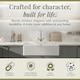 image 5 of Single Bowl Fireclay Butler Kitchen Sink Overflow &  Waste - 795mm
