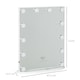 image 7 of HOMCOM Hollywood Makeup Mirror with Led Light Dimmer Cosmetic Beauty Stage