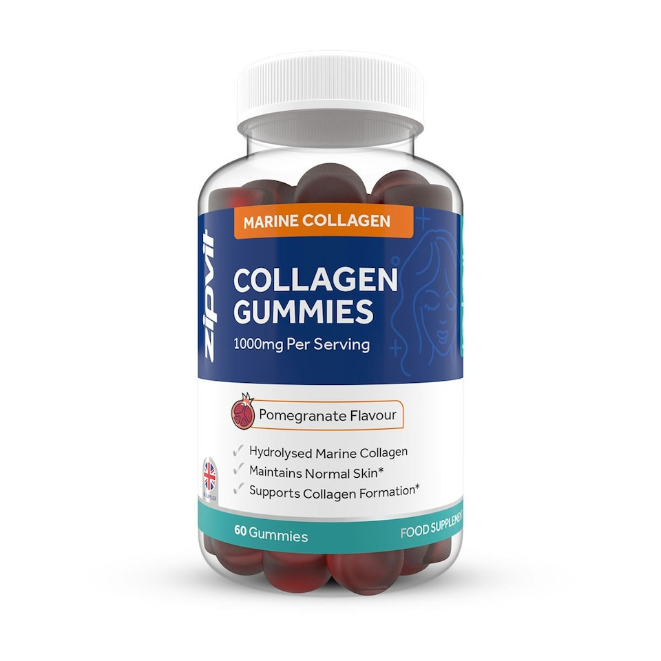 image 1 of Marine Collagen Gummies with Vitamins A & C, Type 1 Hydrolysed Peptides, Supports Healthy Skin