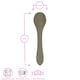 image 3 of Tiny Dining Baby Silicone Weaning Spoon - Silver Sage