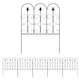 image 1 of Outsunny 5PCs Decorative Garden Fencing Metal Border Edging