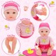 image 7 of Baby Doll Bath Set with Accessories 16 Piece Pretend Play Bath Time Toy with Bathtub Shower Clothes Rubber Duck and Toiletries