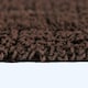 image 4 of Homescapes Luxury Reversible Cotton Shower Mat - Chocolate | Brown | Chocolate