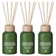 image 2 of 3x Small Reed Diffuser Honeysuckle & Sandalwood Scented Home Fragrance Oil 50ml