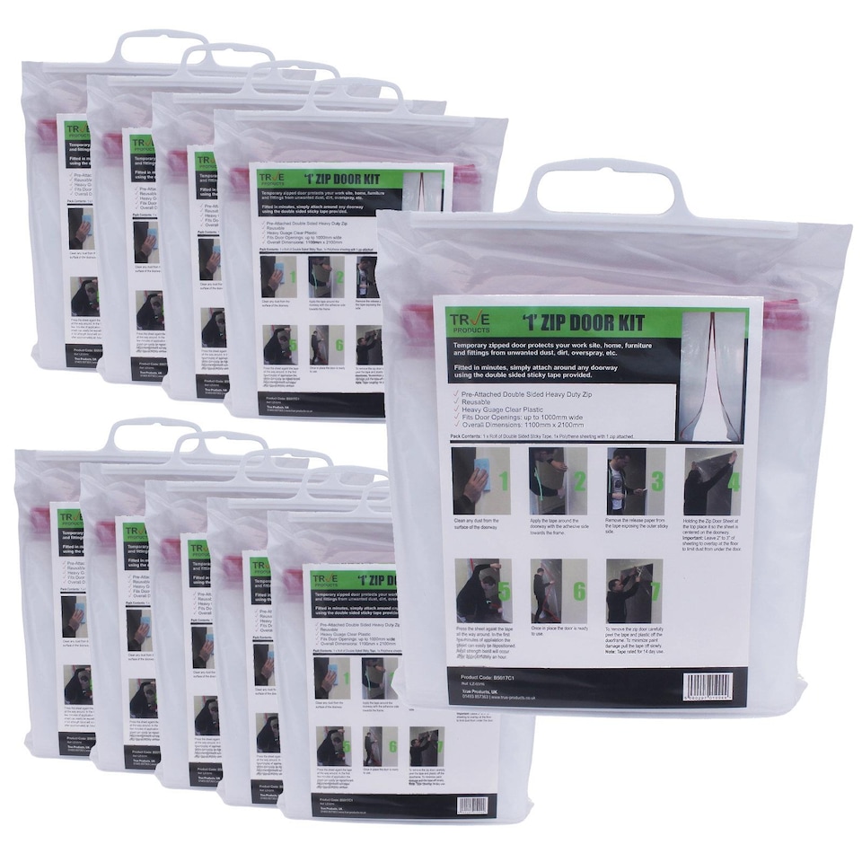 image 1 of True Products Dust Prevention Screen - Single Zip Door (Pack of 10)