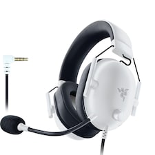 BlackShark V2 X (PlayStation) - Wired e-sports headset for PlayStation 5 console (250g, cardioid microphone, 50mm drivers, passive noise cancellation, 3.5mm jack) White