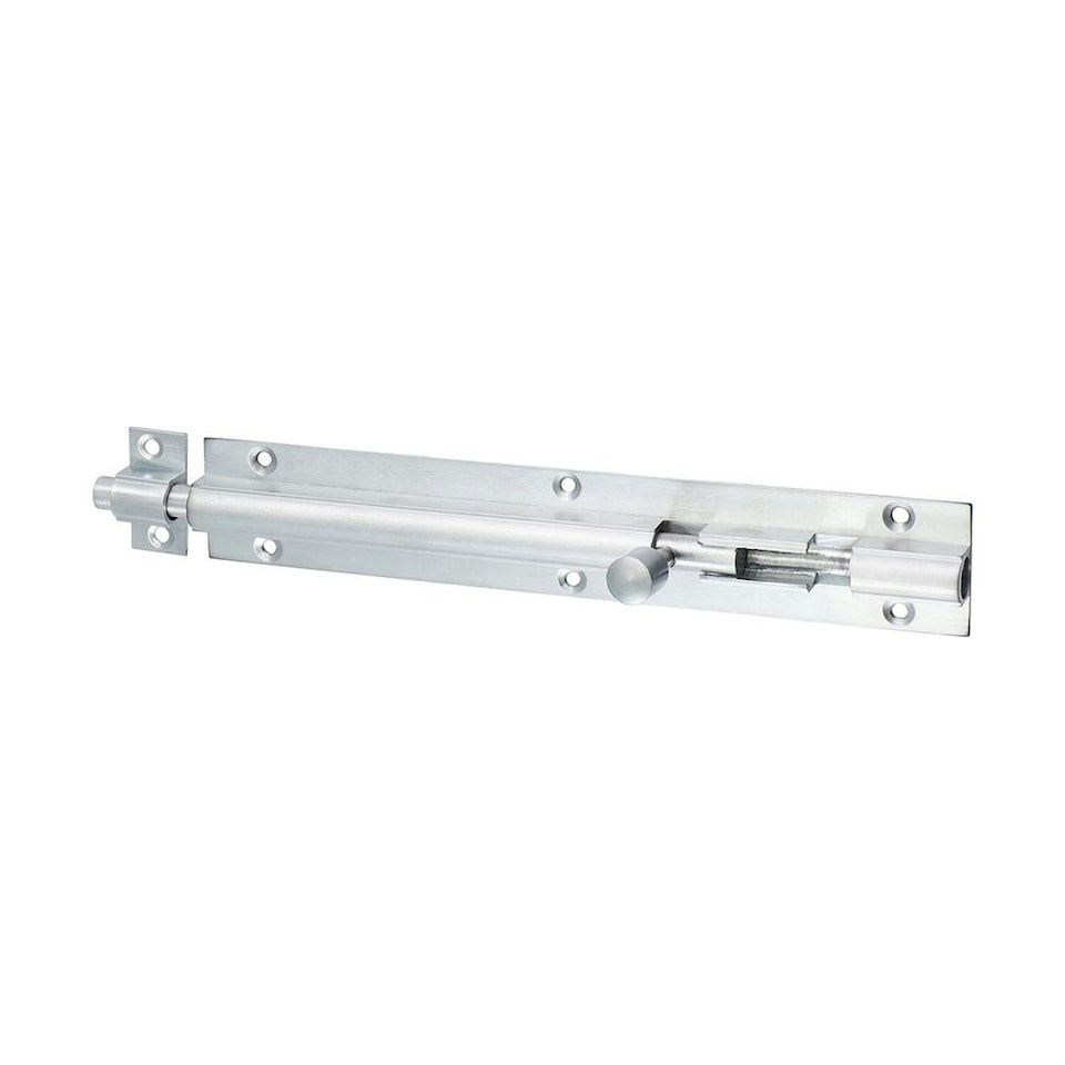image 1 of Timco - Straight Barrel Bolt - Satin Chrome (Size 150 x 25mm - 1 Each)