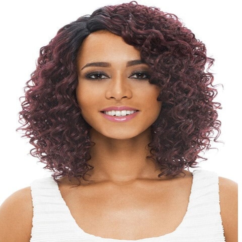 Janet Collection Natural Super Flow Deep Part Syn Bohemian Lace Wig Multi | OET4/27/30 | One Size