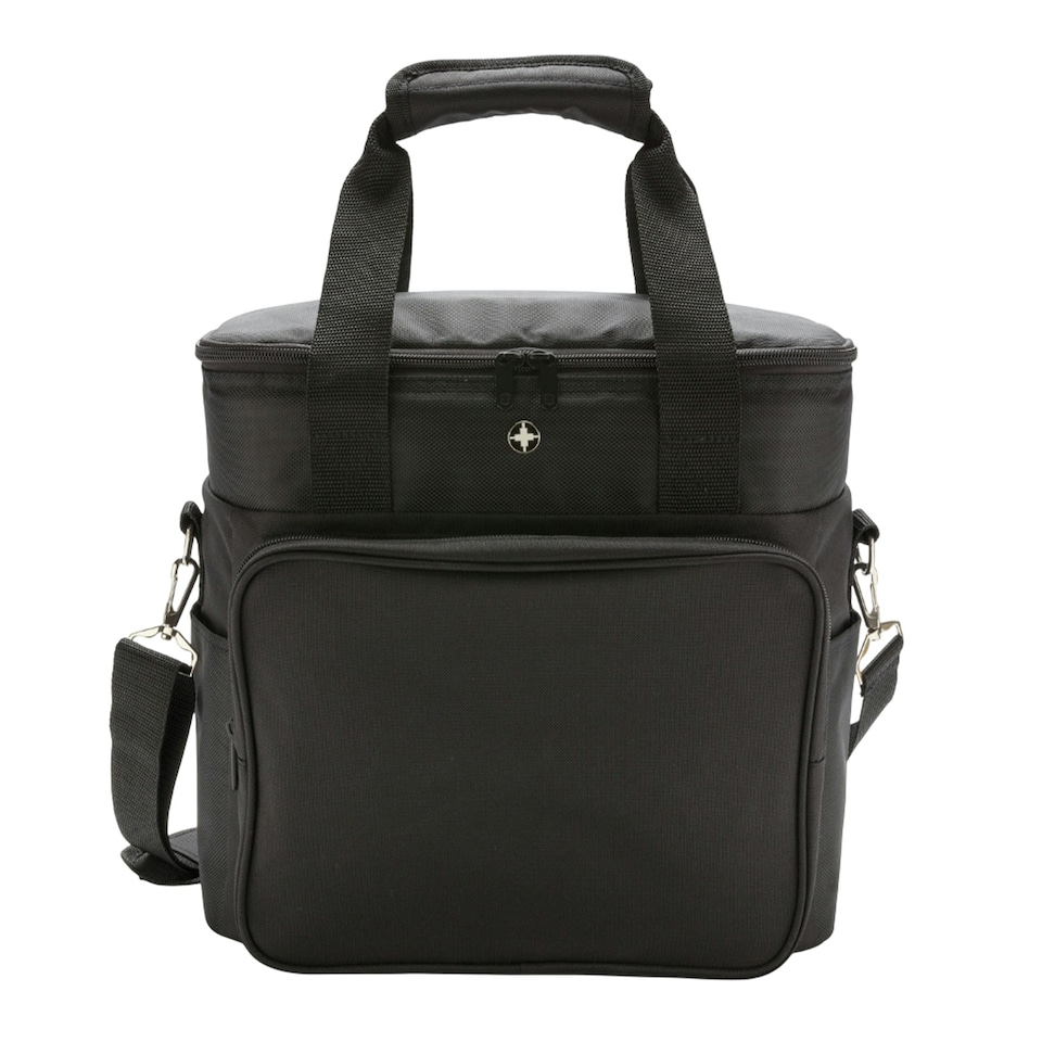 image 1 of Swiss Peak 16L Cooler Bag - Black - 28.5cm x 32cm x 20cm Black | 28.5cm x 32cm x 20cm
