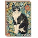image 1 of Flowers Portrait Animal Lover Cat Him Her Birthday Card