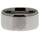 image 1 of Arsenal FC Band Ring - Silver - Medium