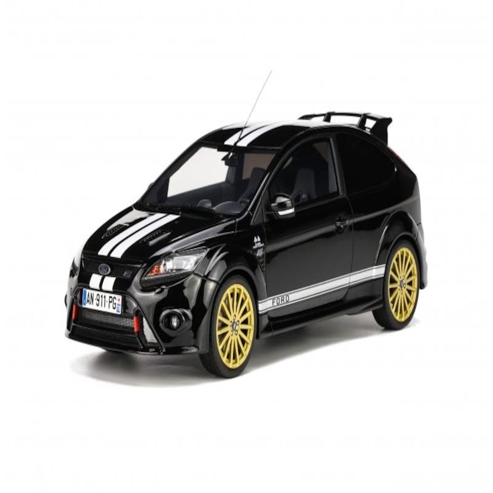 image 1 of 2010 Ford Focus MK2 RS Le Mans Black 1:18 Scale Otto Mobile OT1008
