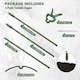 image 2 of COSTWAY 3 Pack Tomato Cage 153 cm Plant Support Trellis