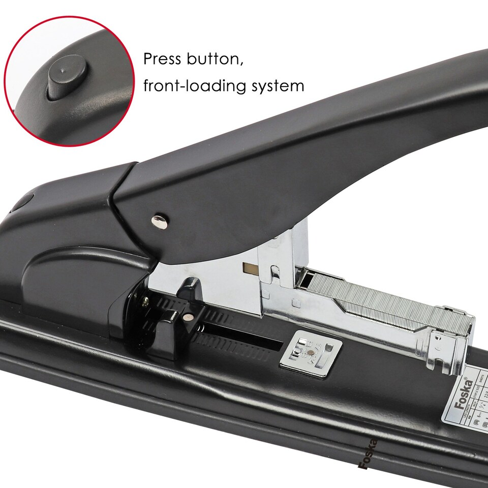 image 1 of Metal Heavy Duty Desk Stapler - 200 Sheet Capacity ST2007