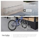 image 3 of Bicycle Rack Parkley -  floor or wall-mounted, coated steel, easy to install | Grey | silver | XL | 1