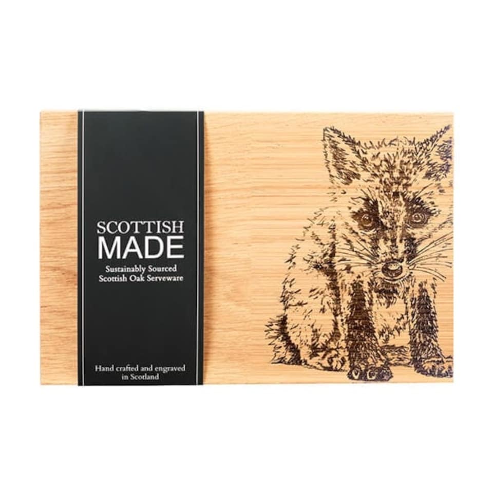 image 1 of The Just Slate Company Fox 30cm Oak Serving Board
