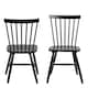 image 2 of Riano Dining Chairs in Black Set of 2