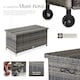 image 3 of Storage Box Kiruna - rattan garden furniture cushion storage 120 x 55 x 61.5 cm | Grey | grey | 121 x 56 x 60 cm | 1
